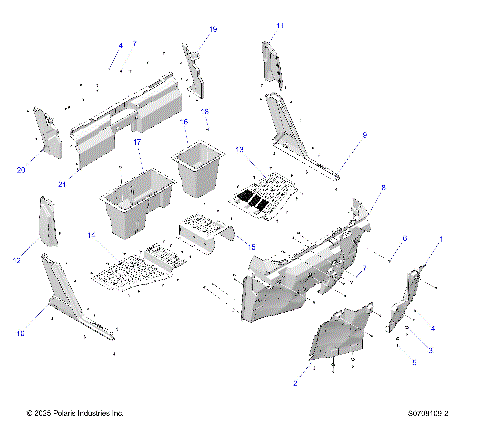 BODY, FLOOR FRONT & ROCKERS
