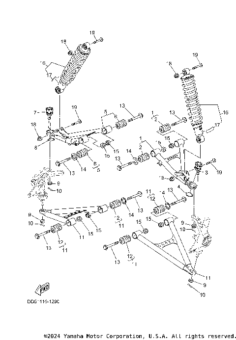 FRONT SUSPENSION & WHEEL