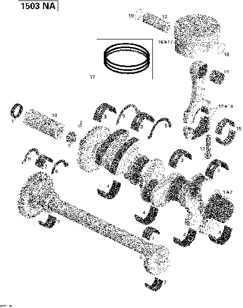 01- Crankshaft, Pistons And Balance Shaft