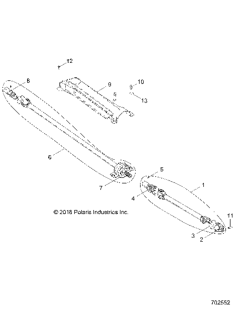 DRIVE TRAIN, PROP SHAFT - Z19VFE99NK (702552)