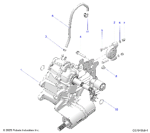 DRIVE TRAIN, MAIN GEARCASE MOUNTING