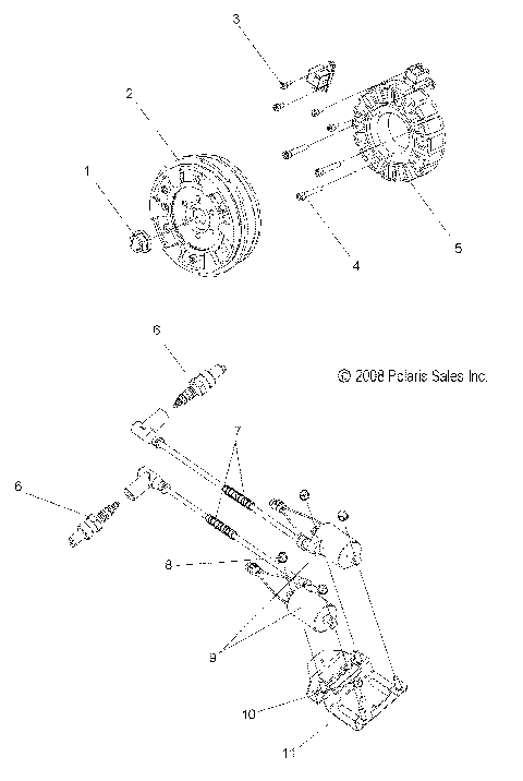 ELECTRICAL, IGNITION SYSTEM - S12PT6HSL/HEL (49SNOWSTATOR09600TRG)