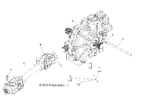 DRIVE TRAIN, MID GEARCASE MOUNTING - R15RAA76AA/AJ (49RGRGEARCASEMTGMID106X6)