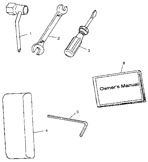 TOOL KIT HURRICANE B964466 and  Intl. HURRICANE I964466 (4935733573B012)