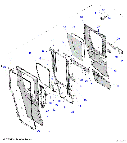 BODY, DOOR, PREMIUM REAR - MIDSIZED (C0706321-3)