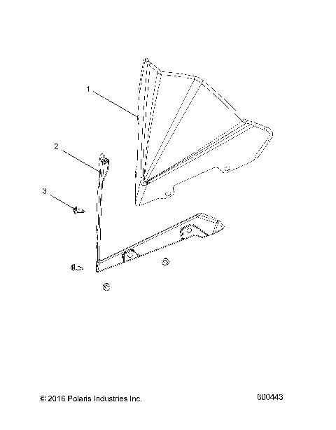 BODY, WINDSHIELD - S17MBX6JSA/JEA (600443)