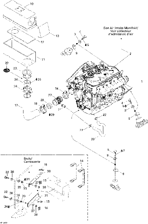 01- Engine Support And Air Intake
