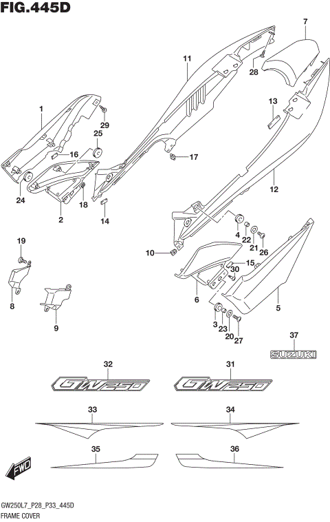 FRAME COVER (GW250ZL7 P33)