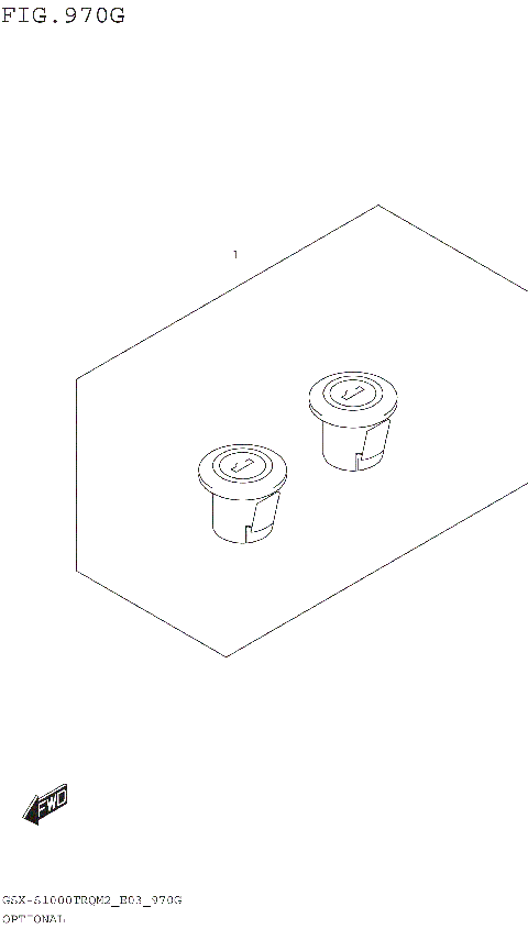 OPTIONAL (SIDE CASE LOCK SET)