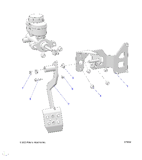 BRAKES, PEDAL - R24E3GC4FD/SC4CD/SC4FD (C730381)