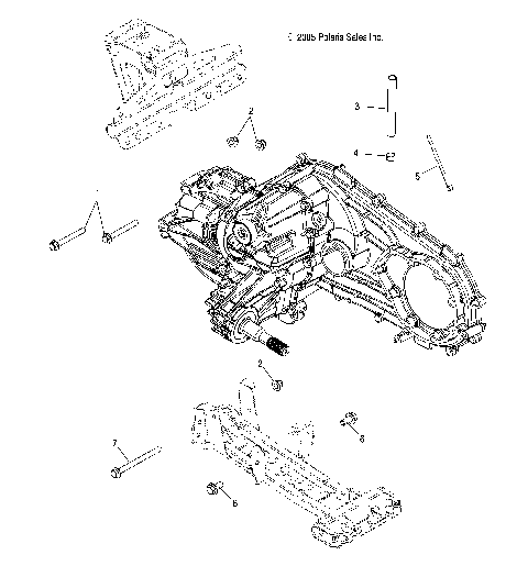 TRANSMISSION MOUNTING - A07LB27FA/LH27FB (4999202079920207C10)