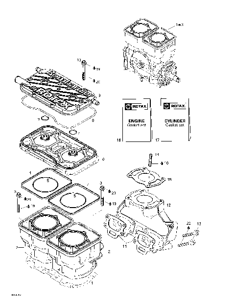 01- Cylinder, Exhaust Manifold