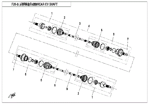 REAR CV SHAFT