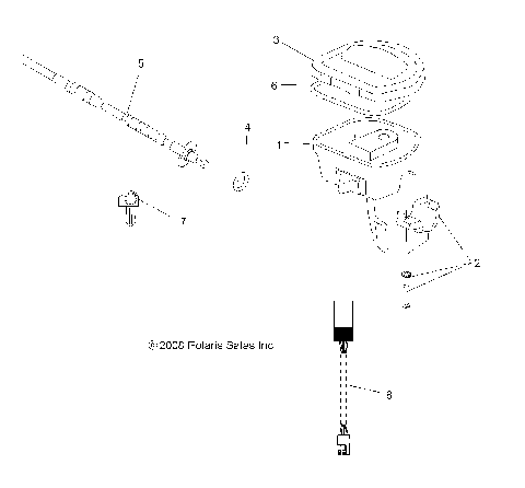 STEERING, CONTROLS and THROTTLE ASM. and CABLE - A09TN76AL/AX/AZ (49ATVCONTROLS09SPX2800)