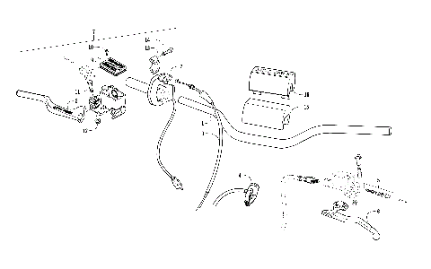 HANDLEBAR AND CONTROLS [105618]