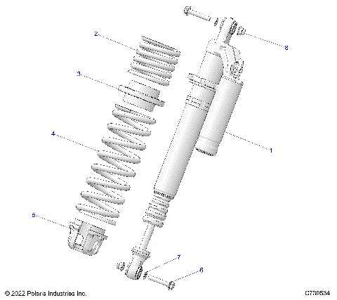 SUSPENSION, FRONT SHOCK MOUNTING, STANDARD/PREMIUM - Z23R4E92A/92B (C730534)