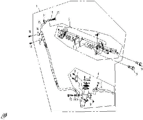 REAR HYDRAULIC BRAKE SYSTEM