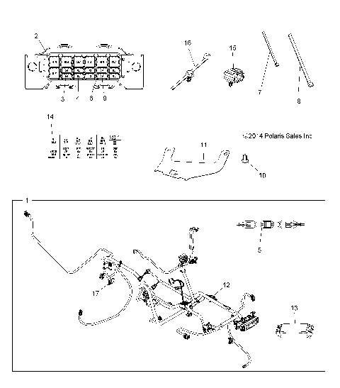 ELECTRICAL, HARNESS - A15SYE85FS (49ATVHARNESS15850TRG)