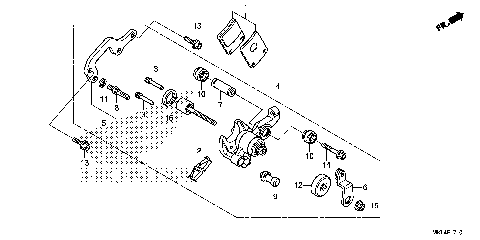 PARKING BRAKE CALIPER