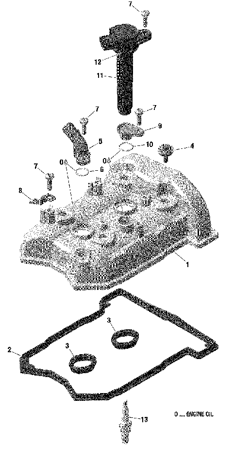 01 ROTAX - Engine - Valve Cover - 600 ACE