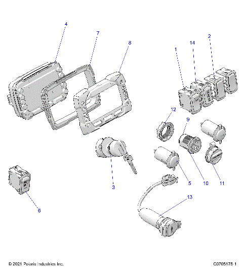 ELECTRICAL, DASH INSTRUMENTS and CONTROLS - D22P4EP99A4/B4/F99A4 (C0705178-1)