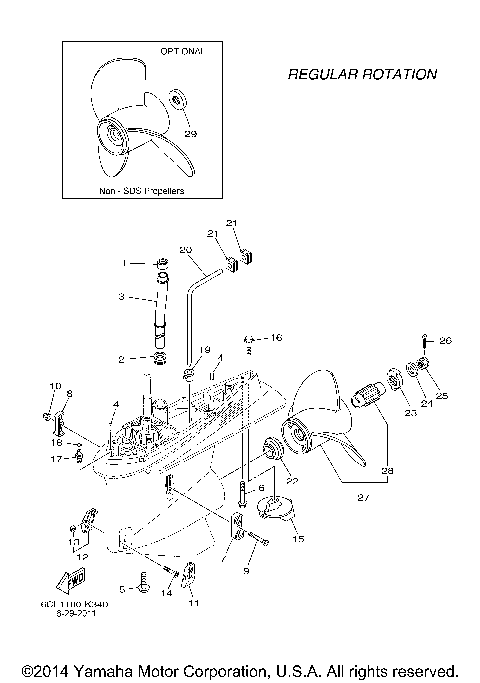 LOWER CASING DRIVE 2