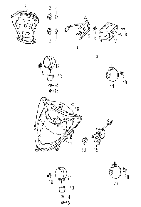ELECTRICAL, HEADLIGHT and TAILLIGHT - A26YPA20A4 (49ATVHEADLIGHT08PHX)
