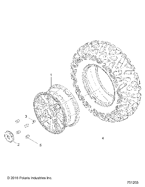 WHEELS, FRONT - Z21N4E99NG (701205)