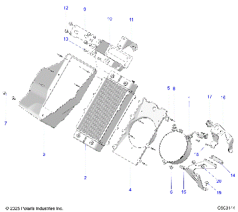ENGINE, COOLING, RADIATOR - S26AJB6RSL/REL/AJE6RSL (C603144)