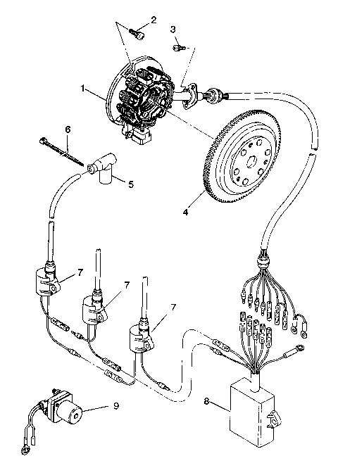MAGNETO ASSEMBLY SL 650 B944058 (4926992699027A)