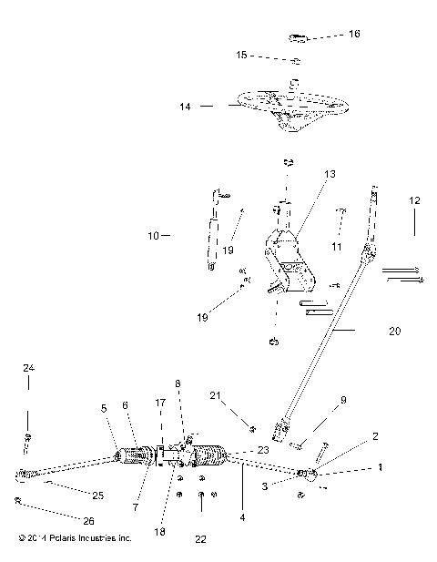 STEERING, STEERING ASM. - R15RTAD1AA/EA (49RGRSTEERING151KDSL)