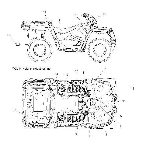 BODY, DECALS - A15SWE57FA (49ATVDECAL15X2EU)