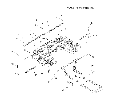 RACK MOUNTING, REAR - A07MH50FC (49ATVRACKMTG075EFIIN)