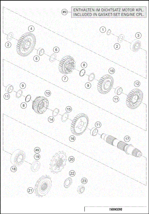 TRANSMISSION II - COUNTERSHAFT