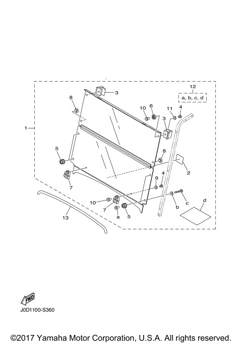 ALTERNATE FOR WINDSHIELD