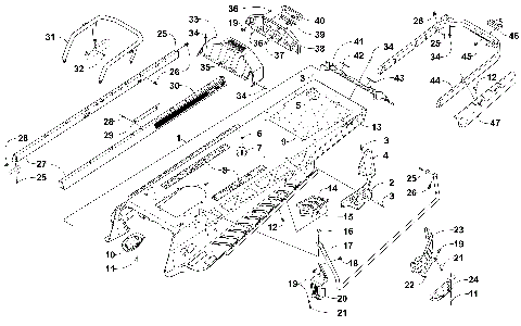 TUNNEL AND REAR RACK ASSEMBLY [102866]
