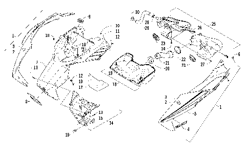 HOOD AND AIR INTAKE ASSEMBLY [98912]