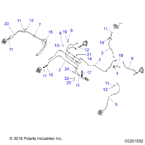 BRAKES, BRAKE LINES - A23S6E57F1/FK (C0201052)