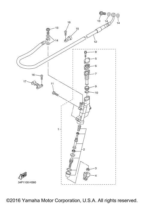 REAR MASTER CYLINDER