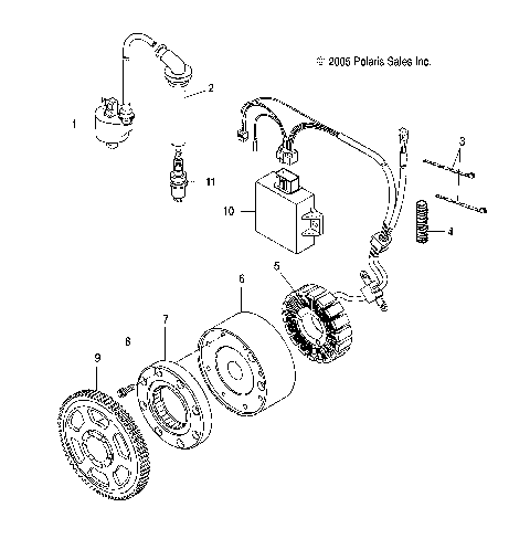 ENGINE, MAGNETO - A07GJ50AA/AB/AC (4999201849920184C11)
