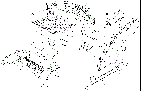 CARGO BOX AND REAR BODY ASSEMBLY [304299]