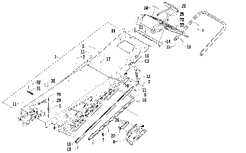 TUNNEL, REAR BUMPER, AND TAILLIGHT ASSEMBLY [90183]