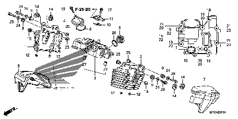 REAR CYLINDER HEAD COVER