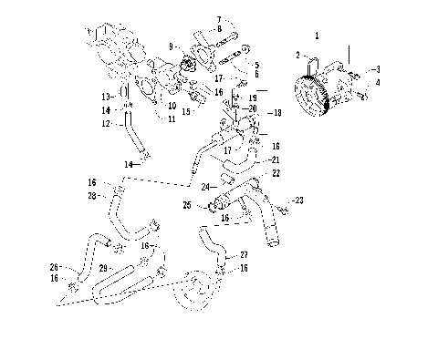 WATER PUMP AND THERMOSTAT ASSEMBLIES [86120]