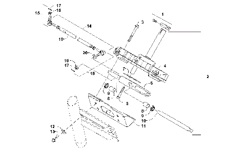 RACK AND PINION ASSEMBLY (SER. # 309156 AND BELOW)  [301553]