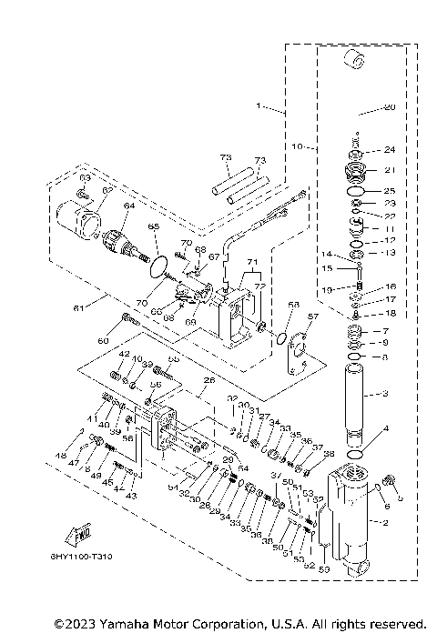 POWER TRIM TILT ASSY