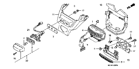 TAILLIGHT (VTX1800F)