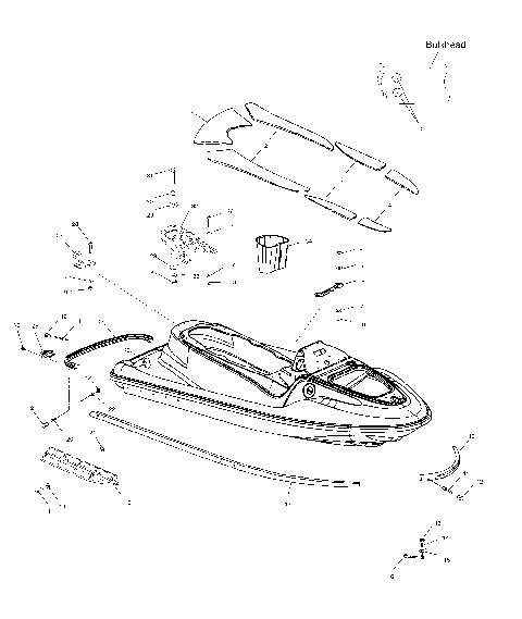 HULL and BODY - W015197D (4964826482A005)