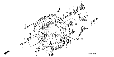 FRONT CRANKCASE COVER