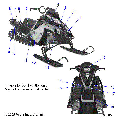 BODY, DECAL, BLACK SIDE PANEL W/BLUE DUSK TRIM - S26TLG9BS/BEA (603085)